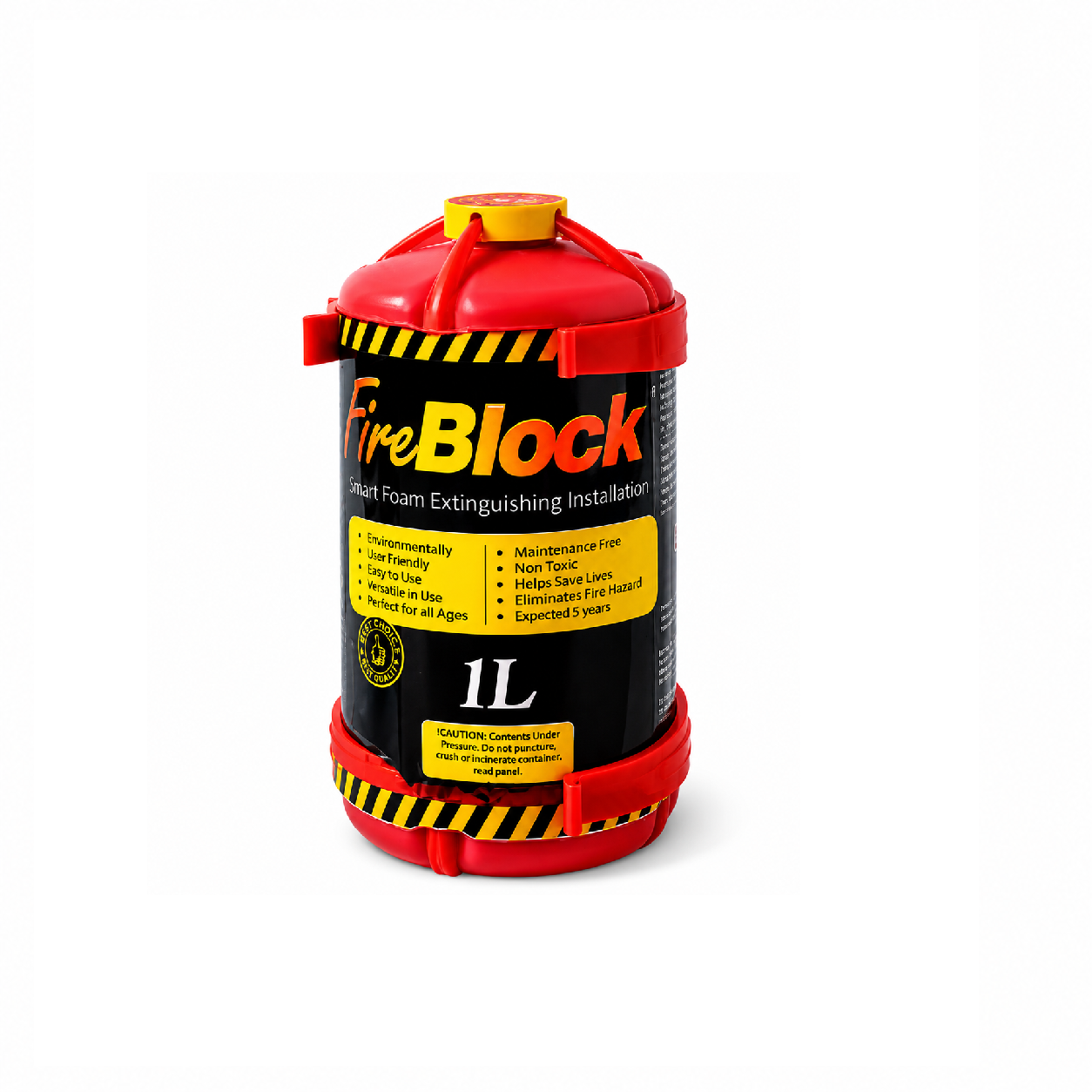 FireBlock FB/P1 – Smart Foam Fire Extinguisher 1 Liter